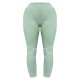 Khaki Acid Wash Seamless Rib High Waist Gym Leggings Khaki Acid Wash Seamless Rib High Waist Gym Leggings