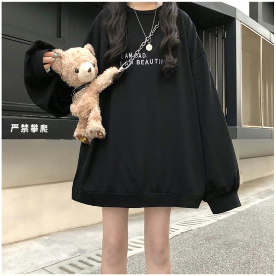 Loose long sleeve scales round neck autumn hoodie for women – PRYCUS MITCHELL INC Loose long sleeve scales round neck autumn hoodie for women – PRYCUS MITCHELL INC