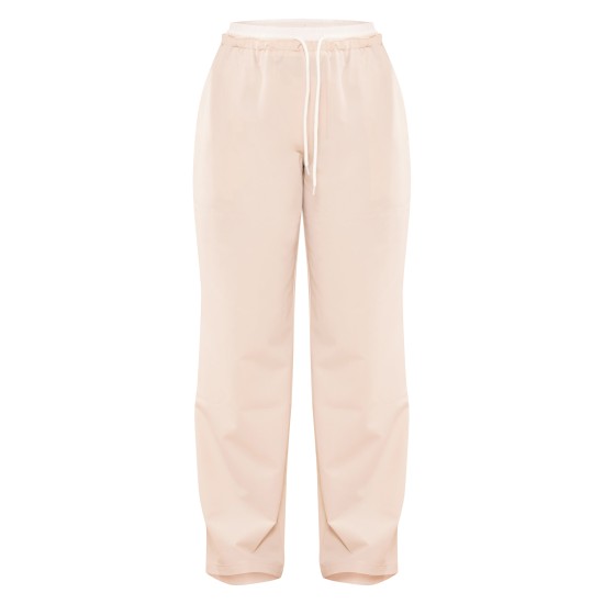Stone Boxer Detail Drawstring Waist Pants